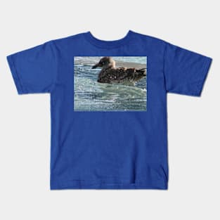 Water off a bird's back Kids T-Shirt